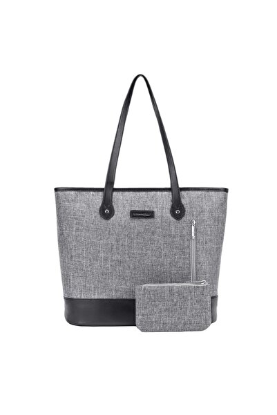 womenstyle Women's 15.6 Inch Business Laptop Bag Tote Briefcase – Grey