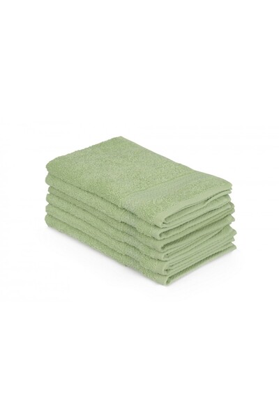 Hobby Set of 6 towels 30x50cm 100% cotton, Hobby Home, Green