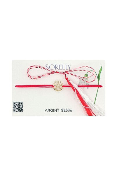 Bijuteria SORELLY Brățară din argint 925 placată cu aur de 14k, cu șnur, tip ...