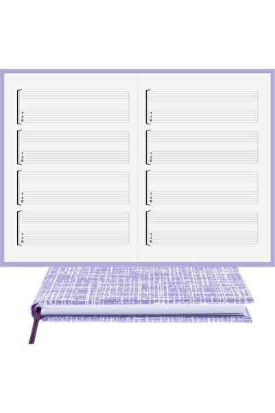 BİDEFTER Guitar Notepad – Blank and Tab-Indexed - 100% Handmade, 2026 Collect...