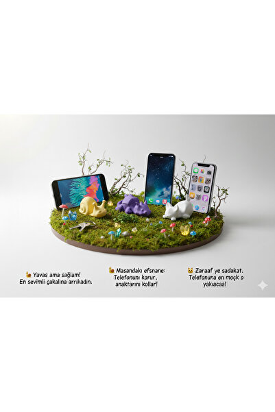 iyotek Telefon tutucu hayvan figürlü anahtarlık