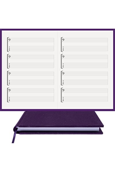 BİDEFTER Guitar Notepad – with Fa and Tab Keys - 100% Handmade, 2026 Collecti...