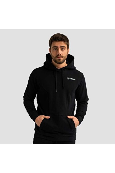 GymBeam Hanorac cu glugă neagră fără limită