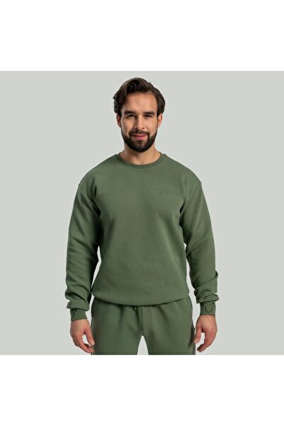 GymBeam Hanorac relaxat verde cedru