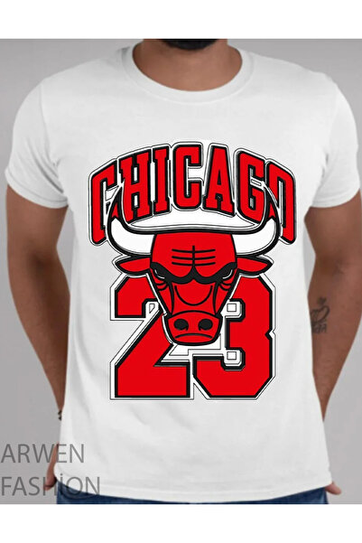 LELVANİ Chicago Red Printed Tshirt