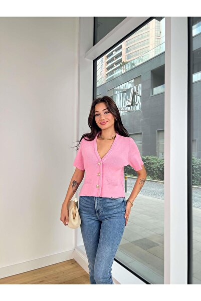 EEES KISA KOL ÇELİK ÖRME HIRKA