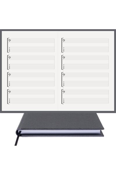 BİDEFTER Guitar Notation Notebook – with Fa and Tab Keys - 100% Handmade, 202...