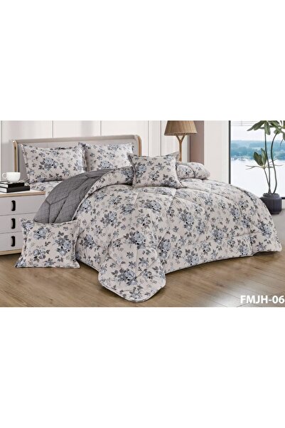 Moon Luxurious summer double bedsheet set, 6 pieces - softness to cool your n...