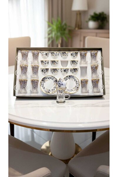 Generic Elegant tea and coffee cup and saucer set, 36 pieces