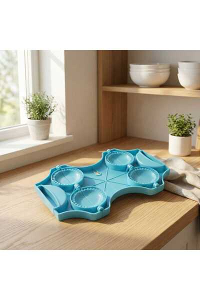 Generic Samosa mold - Quick crescent-shaped samosa cutter with 4 slots