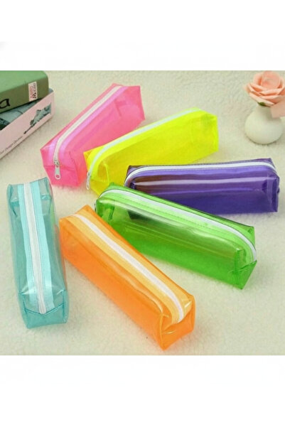 sfs elektrik Pencil Case Transparent 1 Piece Choose Color