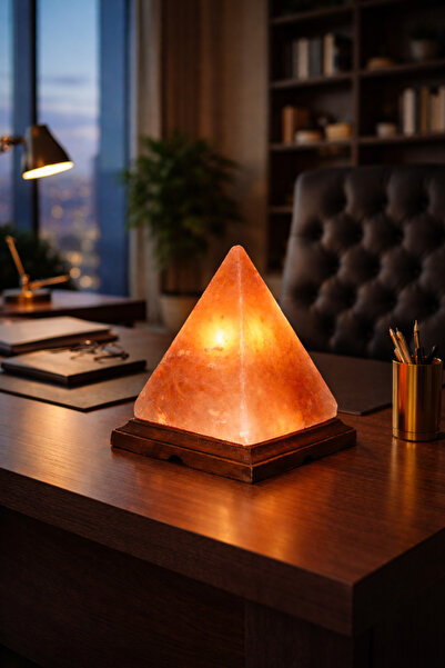 topraktan hasat odağında lezzet gizli Himalaya Piramit Kaya Tuzu Lambası Doğa...