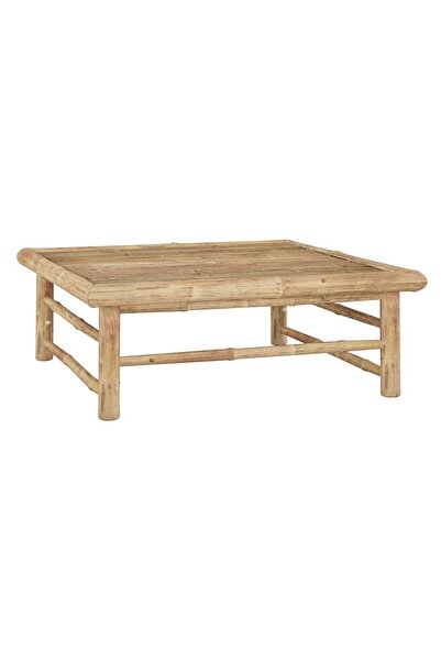 Bambus Home Garden Table, 65x65x30 cm, Bamboo