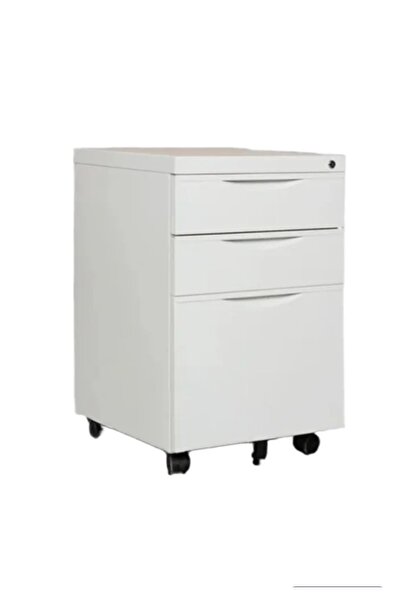 Protector Three-drawer filing cabinet with central locking, fully assembled a...