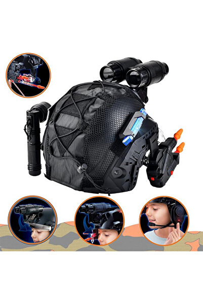 OEM SWAT Super Helmet Set with Lights and Sound