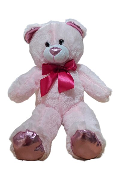 ciciki hediyelik Plush Bear with Shiny Fabric Bow 50 cm