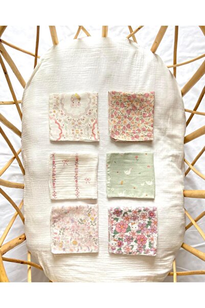 Zezig Muslin Handkerchief Set (6 Pieces) - Bloom