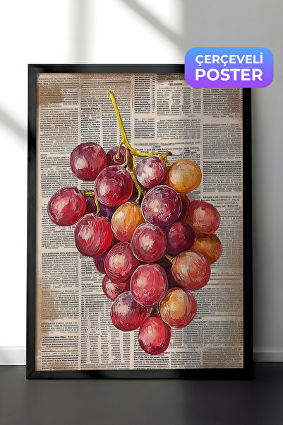 Zestia Black Framed Wall Painting Pastel Island Houses Santorini Landscape Li...