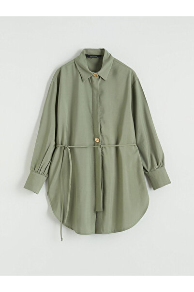 LC Waikiki ESVAB • Modern & Seçkin Kuşaklı Kadın Gömlek Tunik