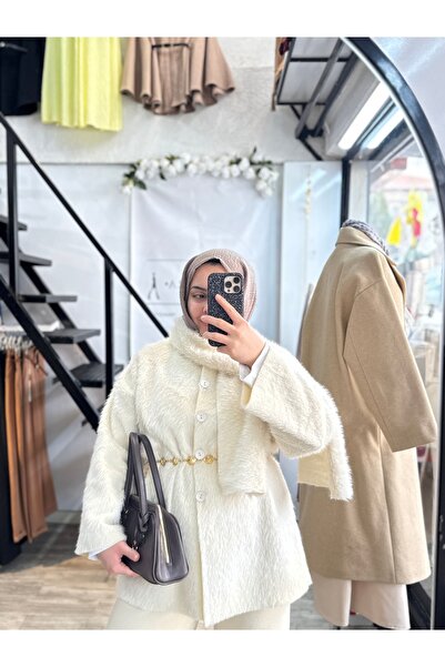 NO NAME ATKILI PEKUL OVERSİZE DÜĞMELİ KADIN CEKET