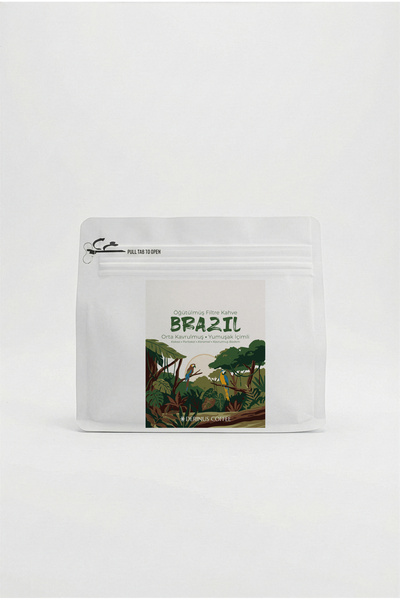 DERİNUS COFFEE Brezilya Yöresel Single Orjin Nitelikli Filtre Kahve 250 gr