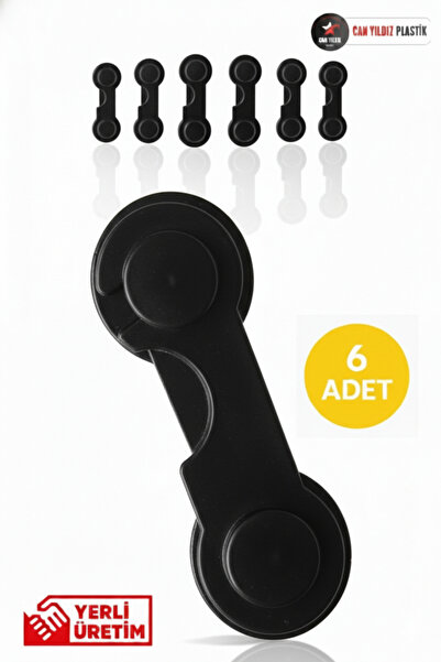CAN YILDIZ PLASTİK Mandallı Dolap Ve Çekmece Çok Amaçlı Çocuk Bebek Güvenlik ...