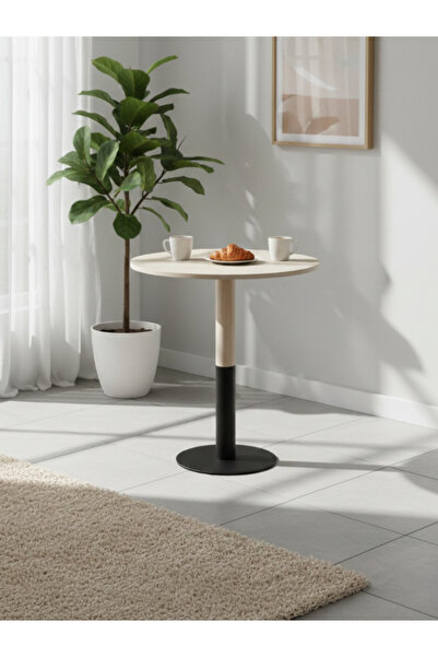 Bec4 Modern round melamine wood table