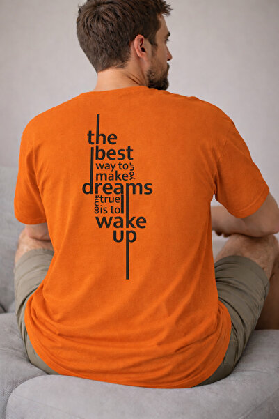 ArtYus The Best Way to Make Your Dreams Come True Design Printed Cotton Relax...