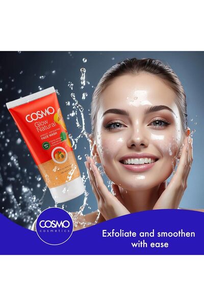 CD Cosmo Designs غسول الوجه المقشر بالمشمش الطبيعي من كوزمو جلو