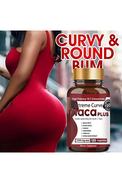 GENELEC حبوب ألتيميت ماكا Ultimate Maca Pills Plus لتكبير المؤخرة