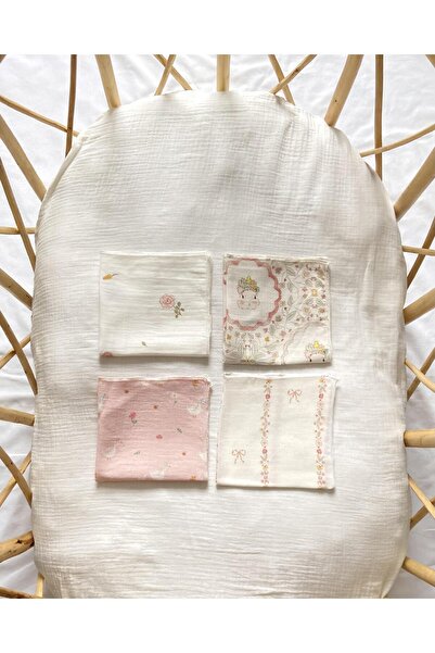 Zezig Muslin Handkerchief Set (4 Pieces) - Rosie