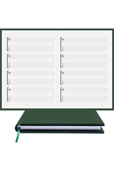 BİDEFTER Guitar Notepad – with Fa and Tab Keys - 100% Handmade, 2026 Collecti...