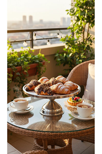 Generic Elegant and luxuriously designed serving stand for sweets and nuts, p...