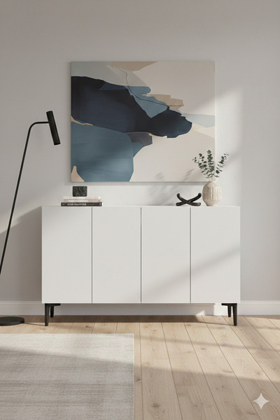 zetuna home KA1299B KONSOL, ÇOK AMAÇLI DOLAP, KAHVE KÖŞESİ VE TV SEHPASI BEYA...