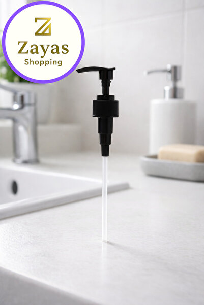 Zayas Shopping Zs-0065-2 Pieces Lockable Liquid Soap Dispenser Plastic Pump R...