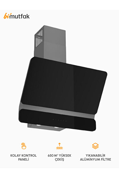 GL GENERAL Bohem 650m3 Çekiş Güçlü 60cm Ankastre Davlumbaz