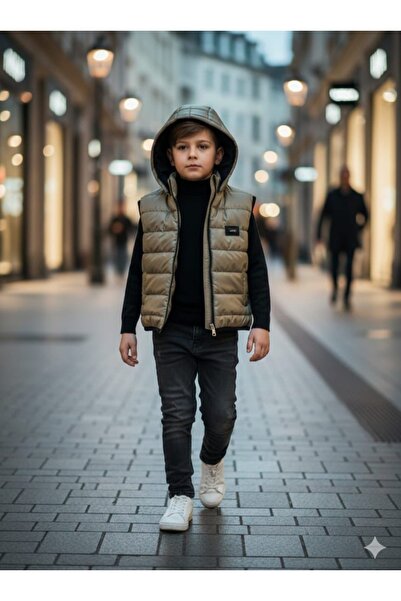 BEGONYA BEBECE KIDS سترة كابسونلو مقاومة للماء مع خاصية مقاومة الماء ومدعمة ب...