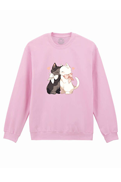 Cu Pisici Printed Blouse - Love, Unisex, Valentine's Day