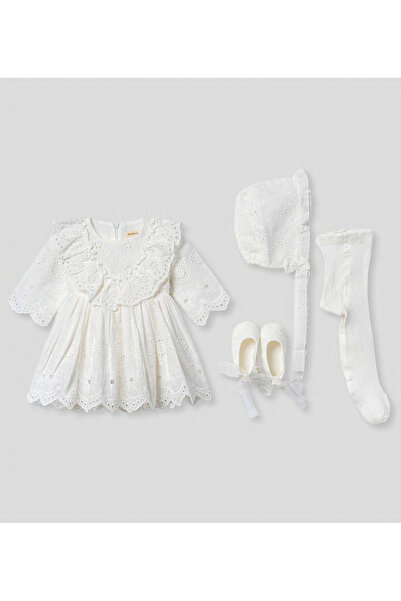 Pugi Baby Baby Girl Stylish Lace Mevlüt / Special Occasion Dress