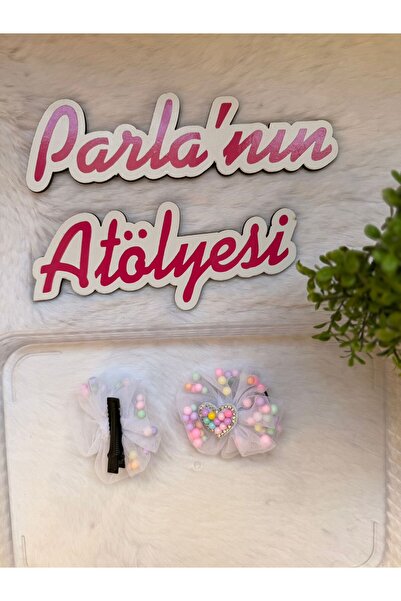 SOFT 2-dijelni beli Til komadni aligatorski klip u obliku cveta, ukosnica