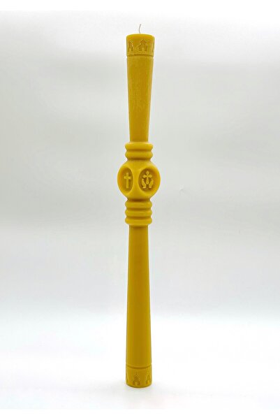 CRL Candles for the Resurrection of the Lord, beeswax H50 cm - D4 cm