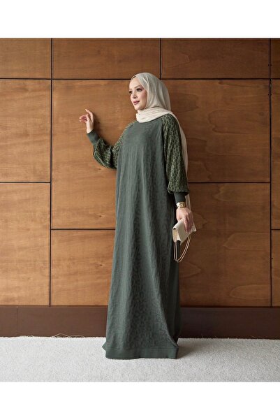 sevannaluxurydesign Leopar desen Merserize elbise