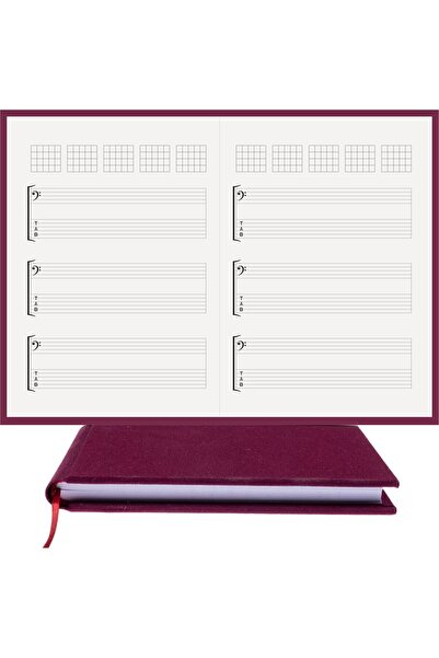 BİDEFTER Guitar Notepad – Fa-Tab Key, Tuned - 100% Handmade, 2026 Collection ...