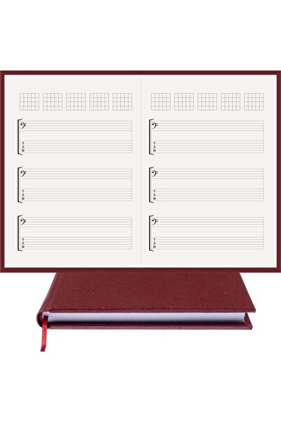 BİDEFTER Guitar Notepad – Fa and Tab Key, Tuned - 100% Handmade, 2026 Collect...