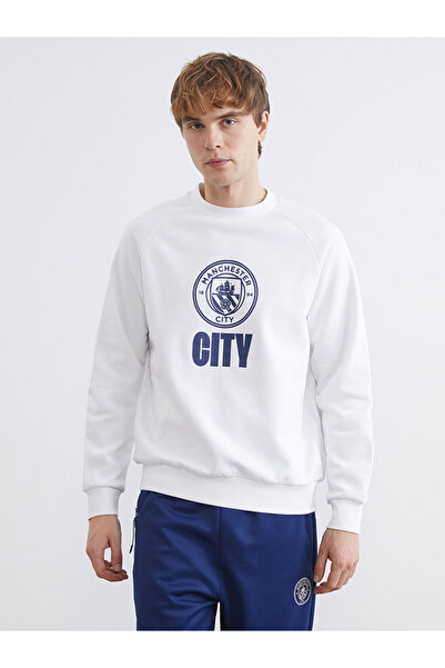 LC Waikiki Sweatshirt pentru bărbați cu imprimeu Zero Roba Manchester City de...