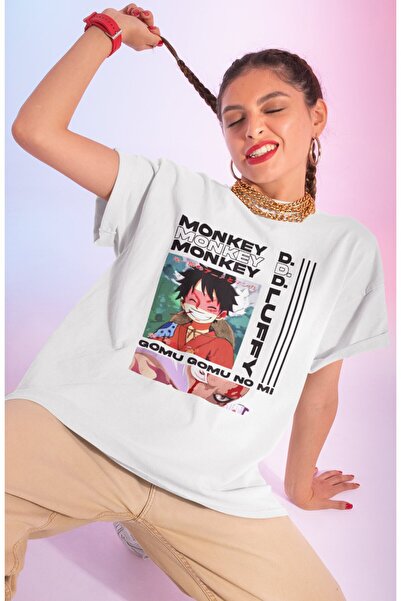 SEVBANO Design Monkey D. Luffy Gear 5 Printed Unisex Oversize Anime Series Ch...