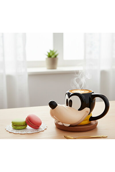 BSRE Seramik Kupa Bardak - 3D Goofy Figürlü