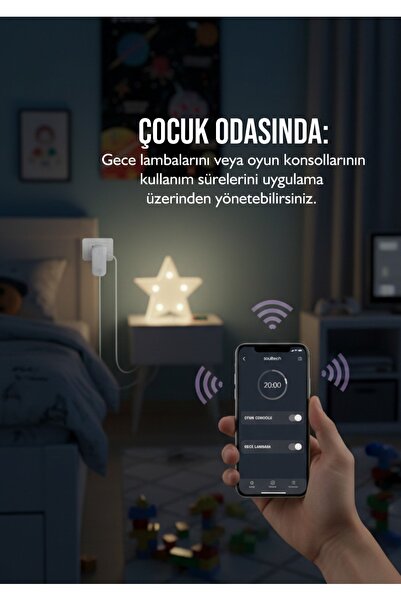 TEKNOKUTUM Akıllı Wifi Priz - Tüm Elektronik Ürünleriniz Kontrol Altında