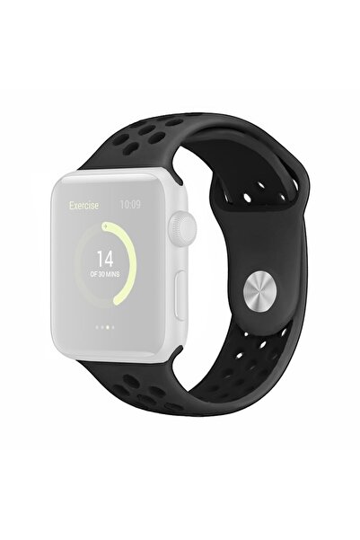 NeoHeaven Curea din silicon WatchBand™ Holes, Compatibila cu Apple Watch - 42...