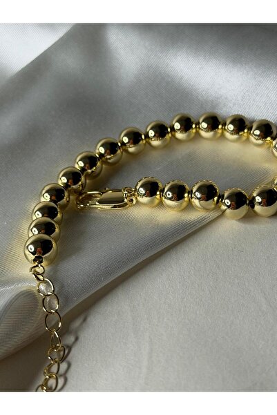 3B AKSESUAR Ball Chain Gold Bileklik